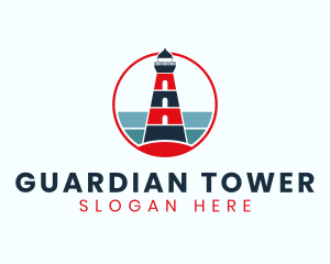 Lighthouse Coast Tower logo design