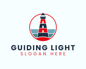 Lighthouse Coast Tower logo design