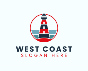 Lighthouse Coast Tower logo design