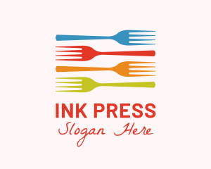 Restaurant - Colorful Fork Kitchenware logo design