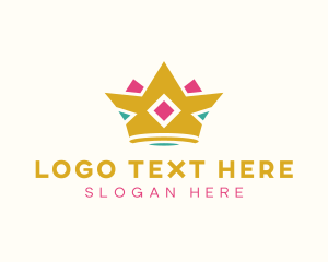 Crown - Royal Tiara Crown logo design