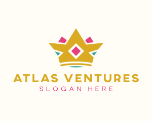 Royal Tiara Crown logo design