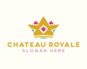 Royal Tiara Crown logo design