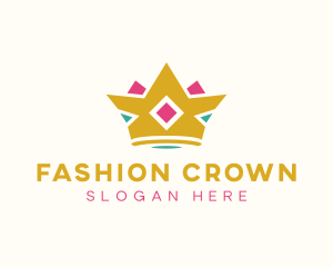 Royal Tiara Crown logo design