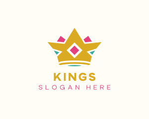 Royal Tiara Crown logo design