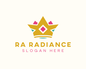 Royal Tiara Crown logo design