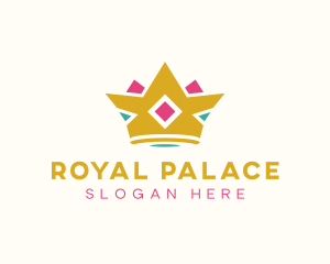 Royal Tiara Crown logo design