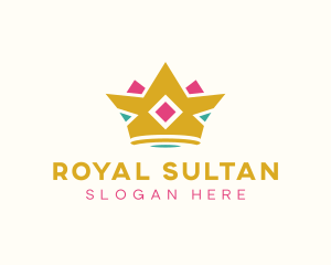 Royal Tiara Crown logo design