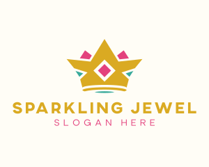 Royal Tiara Crown logo design