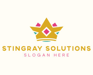 Royal Tiara Crown logo design