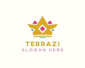 Royal Tiara Crown logo design