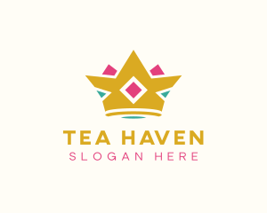 Royal Tiara Crown logo design