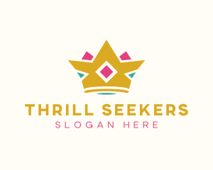 Royal Tiara Crown logo design