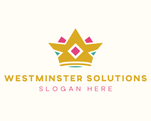 Royal Tiara Crown logo design