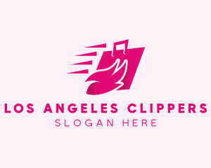 Brand - Wing Shopping Bag logo design