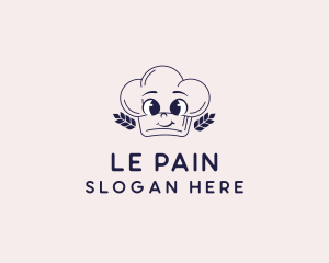 Boulangerie - Bakery Wheat Toque logo design