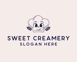 Bakery Wheat Toque logo design