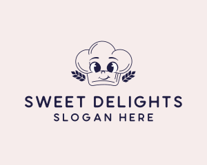 Bakery Wheat Toque logo design