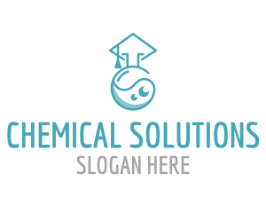 Chemical - Chemistry Graduate School logo design