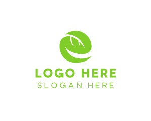 Arborist - Leaf Letter E logo design