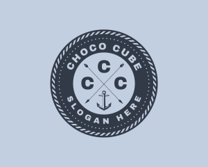 Ocean - Ocean Marine Anchor logo design
