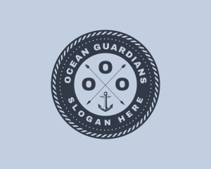 Marine Conservation - Ocean Marine Anchor logo design