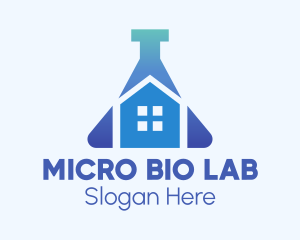 Blue Home Laboratory logo design