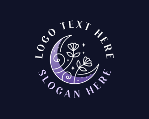 Yoga - Enchanted Flower Moon logo design