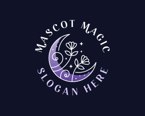 Enchanted Flower Moon logo design