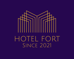 Gold Hotel Property  logo design