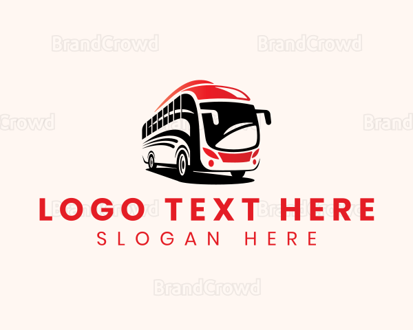 Bus Travel Transportation Logo