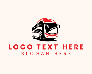 Tour Guide - Bus Travel Transportation logo design