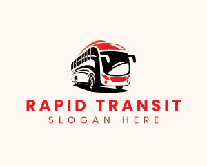 Shuttle - Bus Travel Transportation logo design