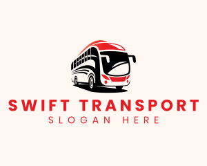 Bus Travel Transportation  logo design