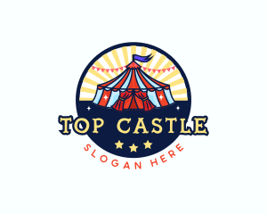 Circus Tent Carnival logo design