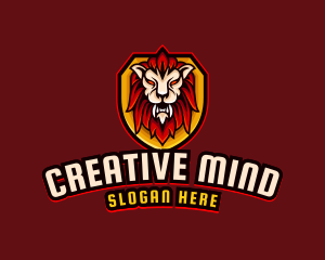 Wild Lion Gaming logo design