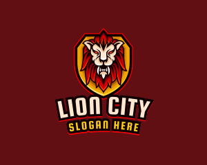 Wild Lion Gaming logo design