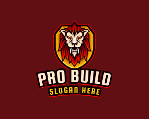 Wild Lion Gaming logo design