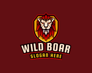 Wild Lion Gaming logo design