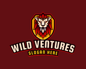 Wild Lion Gaming logo design