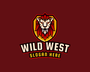 Wild Lion Gaming logo design