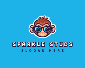 Shades Cool Monkey logo design