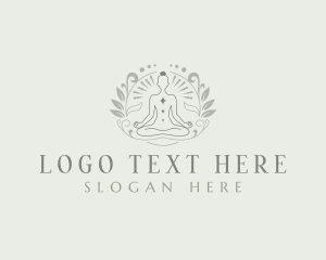 Wellness - Holistic Meditation Yoga logo design