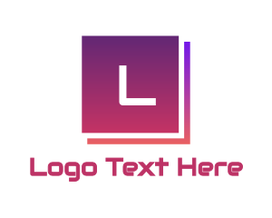 Gradient Tech Text Logo