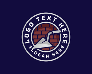 Trowel - Masonry Brick Renovation logo design