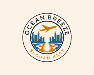 Ocean City Flight logo design