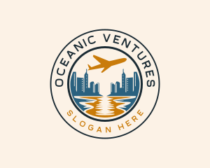 Ocean City Flight logo design