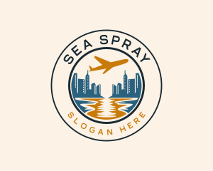 Ocean City Flight logo design