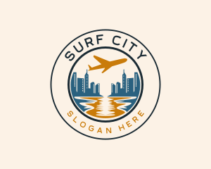 Ocean City Flight logo design