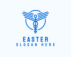 Healthcare - Medical Caduceus Clinic logo design
